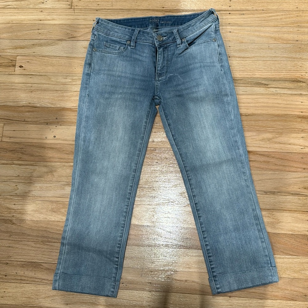 New York & Company Jeans Curvy Crop